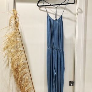Zara Denim Jumpsuit